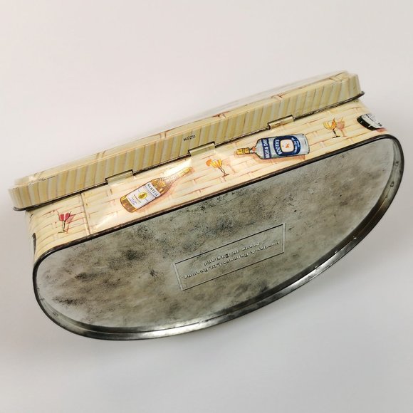 60s Cocktail Basket Grapes Tin Huntley + Palmer’s - Picture 8 of 9